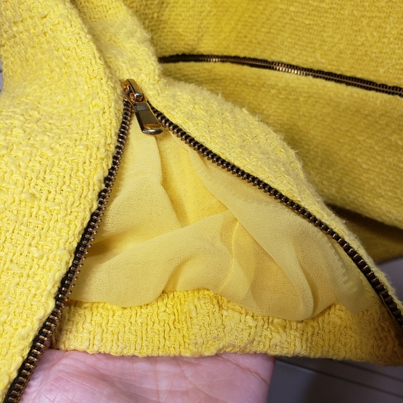Yellow cropped jacket - Picture 5 of 10